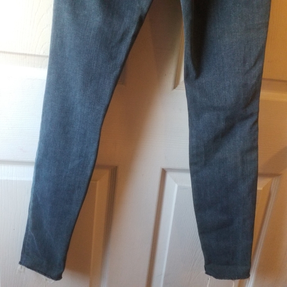 Frame le high rise skinny jeans distressed 25 - Picture 7 of 11